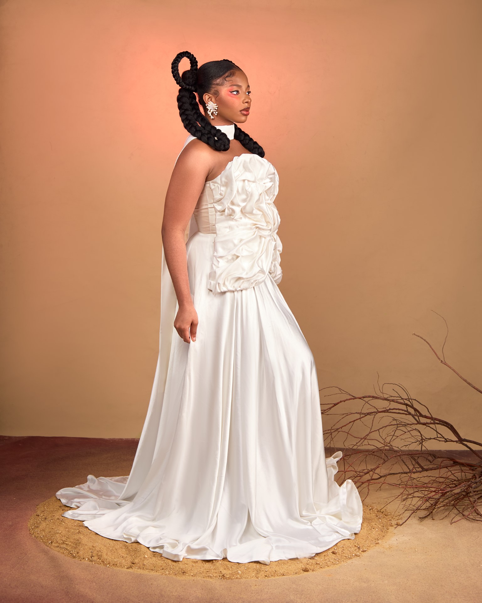 Toga style wedding dress cheap